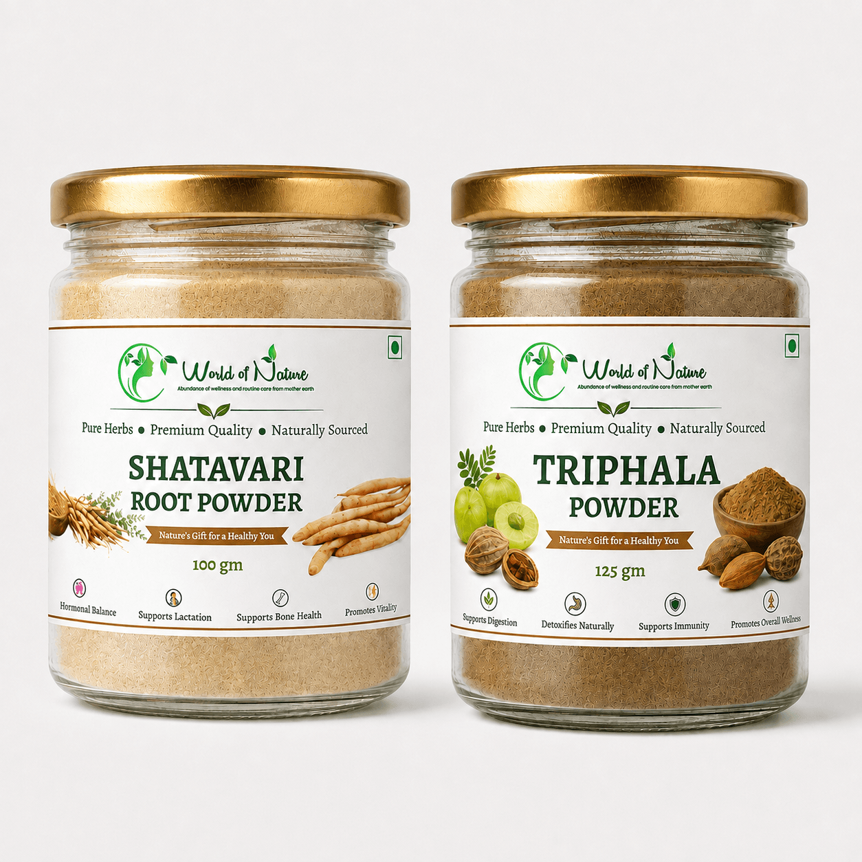 Shatavari + Triphala Powder Combo