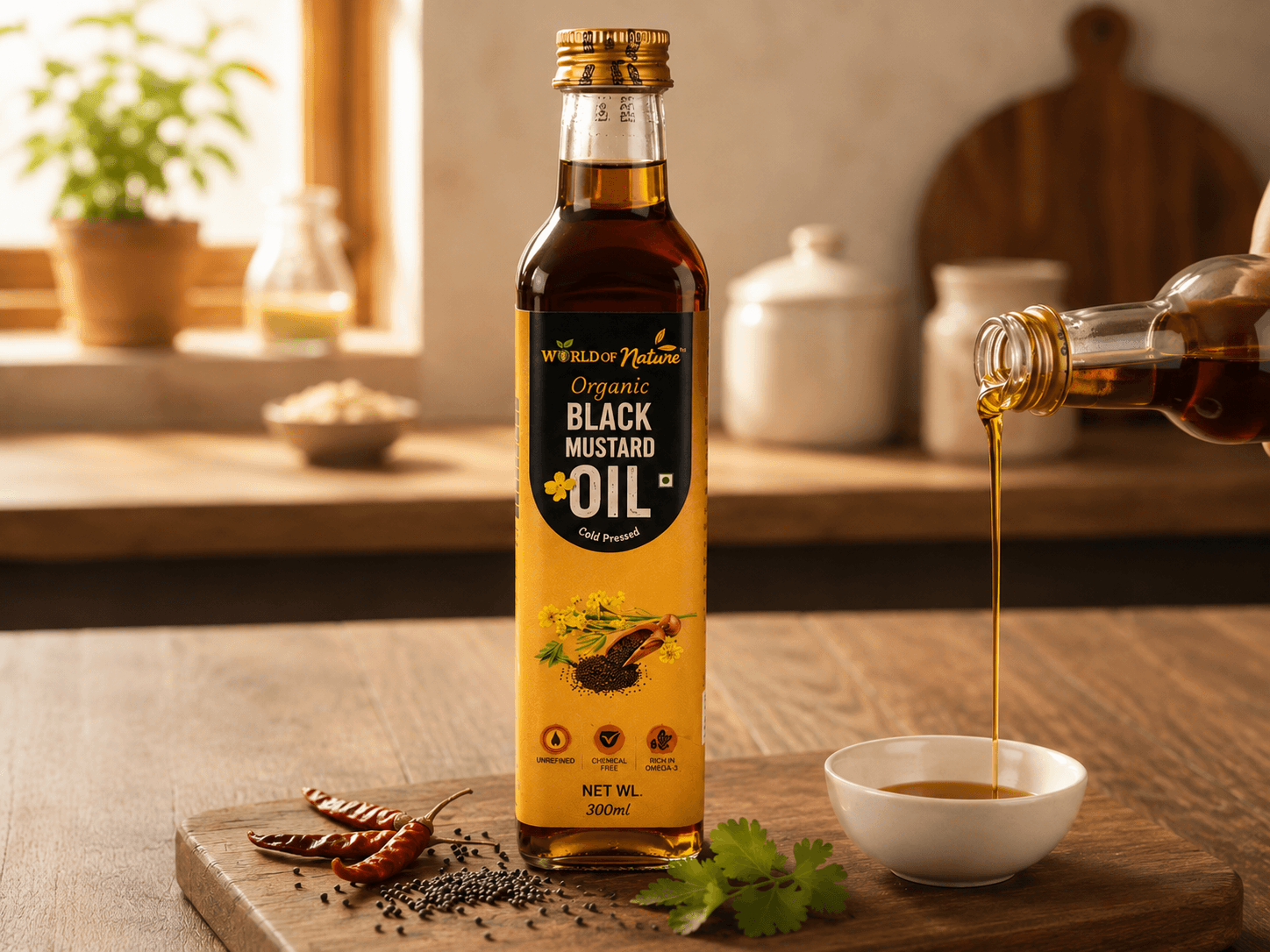 Organic Black Mustard Oil